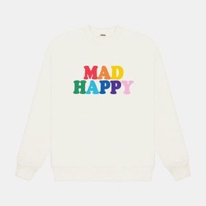 MADHAPPY ARTWORK PROGRAM UNIVERSAL CREWNECK, NWT